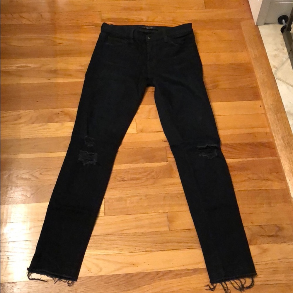 J Brand distressed skinny jean